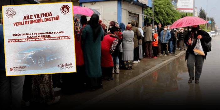 Ücretsiz ekmek kuyruğundaki vatandaşa TOGG için finansman sağlanacak: 3 çocuk şartı da var