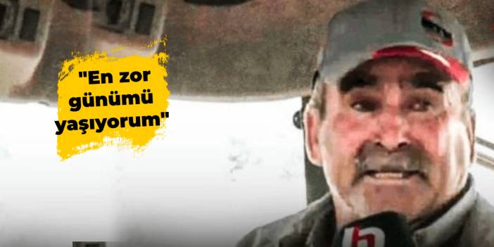 Yozgatlı çiftçi ağlayarak anlattı: Bugüne kadar böyle bir şey görmedim, en zor günümü yaşıyorum