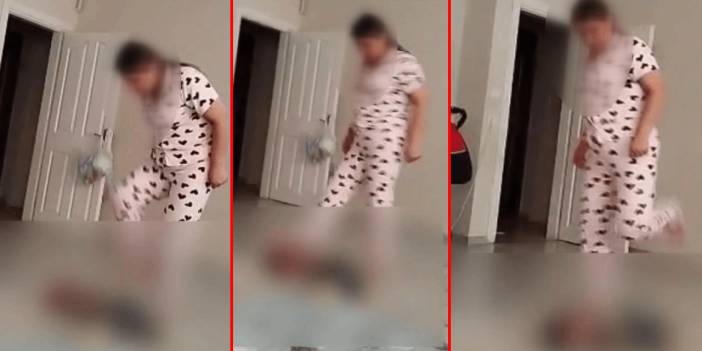 2 yaşındaki bebeğe şiddet kamerada: Bakıcı gözaltına alındı