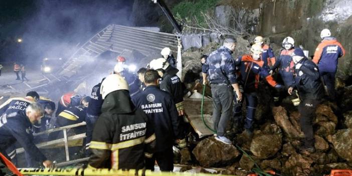Samsun’da heyelan faciası: Anne kurtarıldı, baba ve 2 çocuk hayatını kaybetti