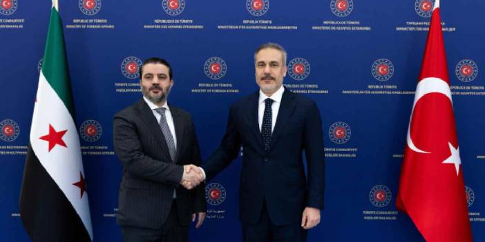 Hakan Fidan Suriyeli mevkidaşı Şeybani ile görüştü