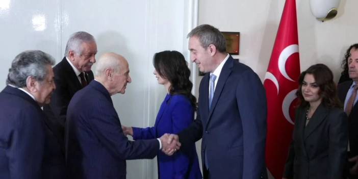 DEM Parti heyeti MHP'yi ziyaret etti