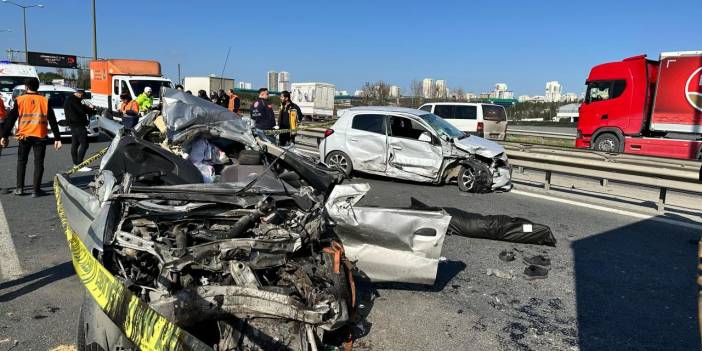 İstanbul'da zincirleme trafik kazası: 1 ölü!