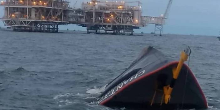 Petrol alanına giden tekne battı iki ölü dört yaralı var!