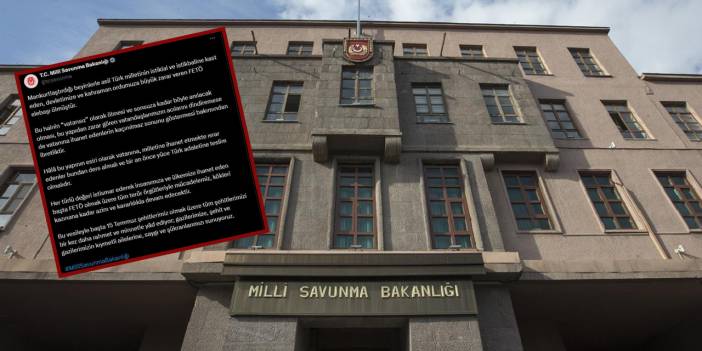 Milli Savunma Bakanlığı Fethullah Gülen hakkında açıklama yaptı: İbretlik, vatansız, hain