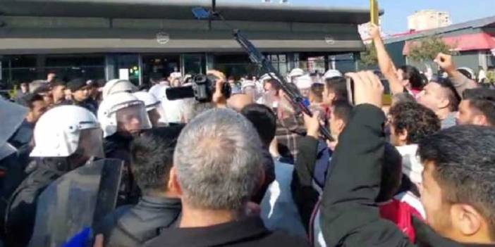 Esenyurt protestosuna biber gazlı müdahale