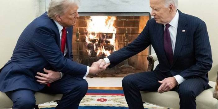 Trump dört yıl sonra ilk kez Beyaz Saray’da: Başkan Joe Biden ile görüştü