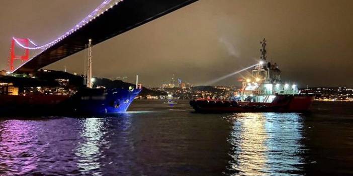 İstanbul Boğazı çift yönlü olarak gemi trafiğine kapatıldı