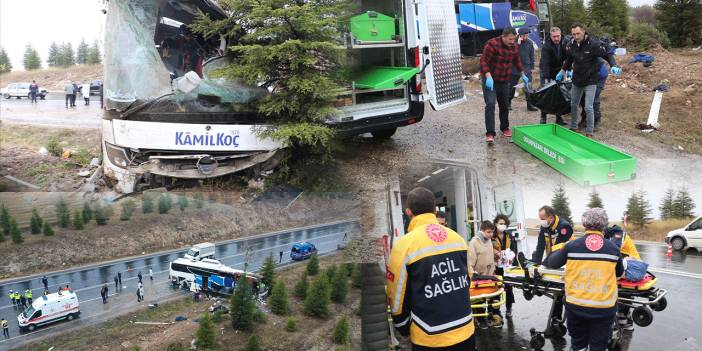 Eskişehir'de feci kaza: 1 ölü, 42 yaralı var