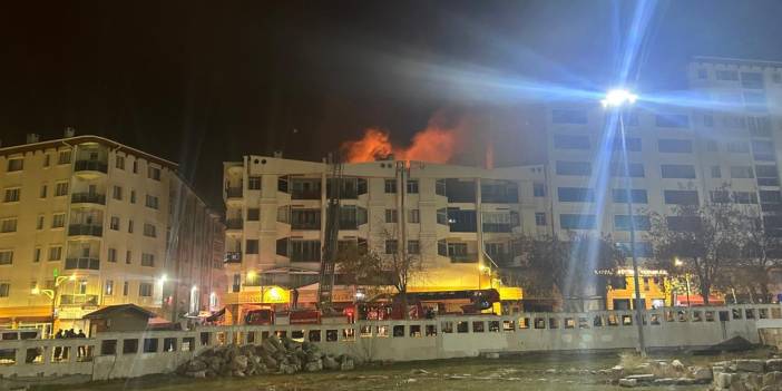 Sivas’ta dershane bulunan binada yangın: 1 öğretmen öldü