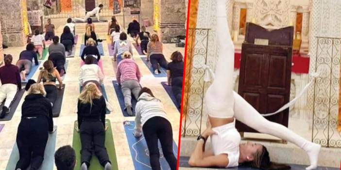 Bin 600 yıllık kilisede yoga: Tepkiler üzerine açıklama geldi