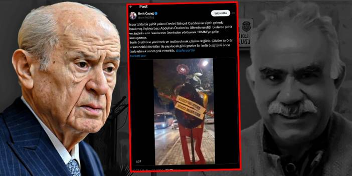 Şehit yakını Devlet Bahçeli Caddesi'ne siyah çelenk bıraktı: Hakkımız haram olsun