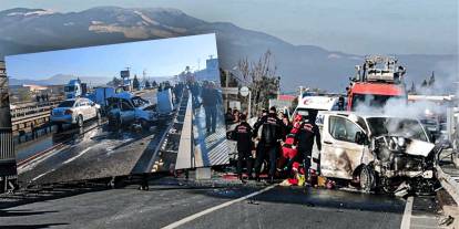 Muğla'da zincirleme kaza: Yaralılar var