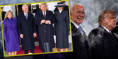 Trump Beyaz Saray'da: Biden'dan özel karşılama