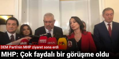 DEM Parti MHP'yi ziyaret etti