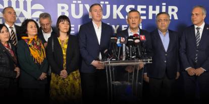 Özel ve Bakırhan'dan Saraçhane'de ortak açıklama: 19 Mart darbe girişimi başarısızdır