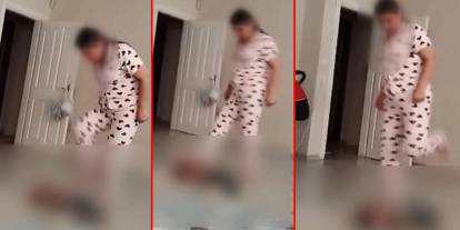 2 yaşındaki bebeğe şiddet kamerada: Bakıcı gözaltına alındı