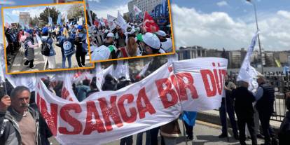 Ankara'da 1 Mayıs'ın adresi Tandoğan: Eşitlik, özgürlük, adalet için emeğin gücüyle alanlardayız