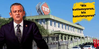 TRT'nin yıldönümünde Özgür Özel'den sert mesaj: Biz kutlamıyoruz, biz hatırlatıyoruz