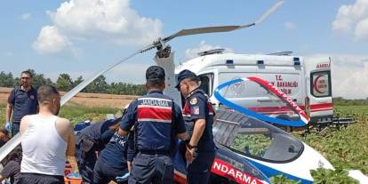 Adana'da jandarma cayrokopteri düştü: Yaralılar var