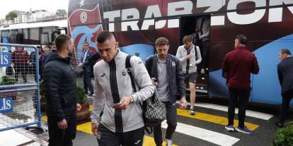 Trabzonspor, Ziraat Türkiye Kupası finali için Gaziantep'e gitti
