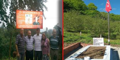 Şehit dedesinin vasiyetini yıllar sonra yerine getirdi