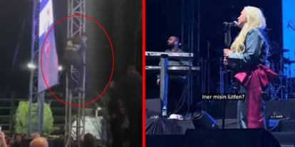 Ece Seçkin'in konserinde yürekleri ağıza getiren olay: Kalbime inecek