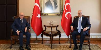 Numan Kurtulmuş'tan Bahçeli'ye ziyaret: Sürecin nasıl işleyeceğini konuştuk