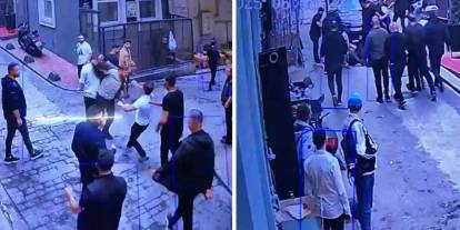 Taksim'de beyzbol sopalı hesap kavgası: Silah gösterip zorla paralarını aldılar