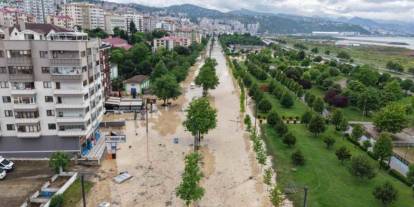 Trabzon'da sel felaketi: 1 kişi kayıp