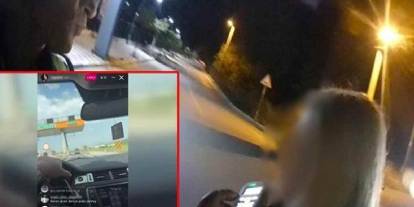 Ehliyetine 2043 yılına kadar el konulmuştu: Direksiyon başından canlı yayın yaptı