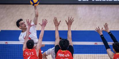 A Milli Erkek Voleybol Takımı, Çin’i 3-0 mağlup etti