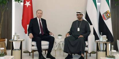 Erdoğan, Birleşik Arap Emirlikleri Devlet Başkan Al Nahyan ile görüştü