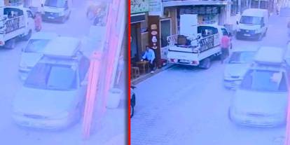 Sürücü kalp krizi geçirdi: ​​​​​​​Park halindeki araçlara çarptı