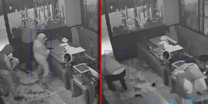 3 dakikada 3 milyonluk soygun kamerada: Anahtarı kopyalayıp dükkanın kapısını kırdılar