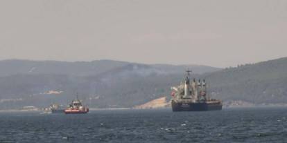 Çanakkale Boğazı'nda gemi arızası