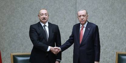 Erdoğan, Azerbaycan Cumhurbaşkanı Aliyev ile görüştü