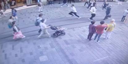 Taksim'de film gibi kovalamaca: Polisten kaçan şüpheli çıkmaz sokakta yakalandı