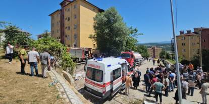 Binada büyük patlama: Duvarlar yıkıldı, 5 kişi yaralandı