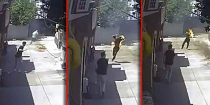 Bile bile yeğenini yaktı, O da yetmedi suçu ağabeyinin üstüne attı: Korkunç olay kamerada
