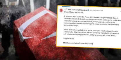 MSB acı haberi duyurdu: Şehit sayısı 8'e yükseldi