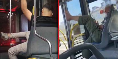 Yer: İstanbul! Otobüste çekilen görüntüler yok artık dedirtti