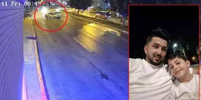 Baba ile oğul feci kazada can vermişti: O anların kamera görüntüsü ortaya çıktı