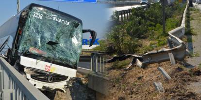 Antalya’da akılalmaz kaza: Turistler ölümle burun buruna geldi