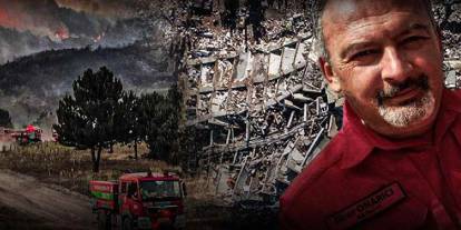 Orman yangınlarında şehit olmuştu: Depremde 17 kişiyi sağ kurtarmış