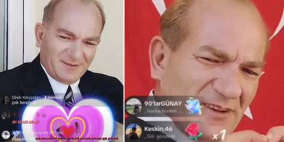 Atatürk'e benzerliğiyle ünlü olan Serdar Görel'e TikTok yayınında para yağdırdılar