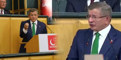 Ahmet Davutoğlu kürsüde gözyaşlarına boğuldu: Çocuklarımızı koruyamadık